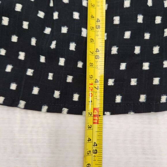 Knox Rose Dress Womens S Black Polka Dot Tiered Wrap Maxi Cottagecore Peasant - Picture 13 of 14